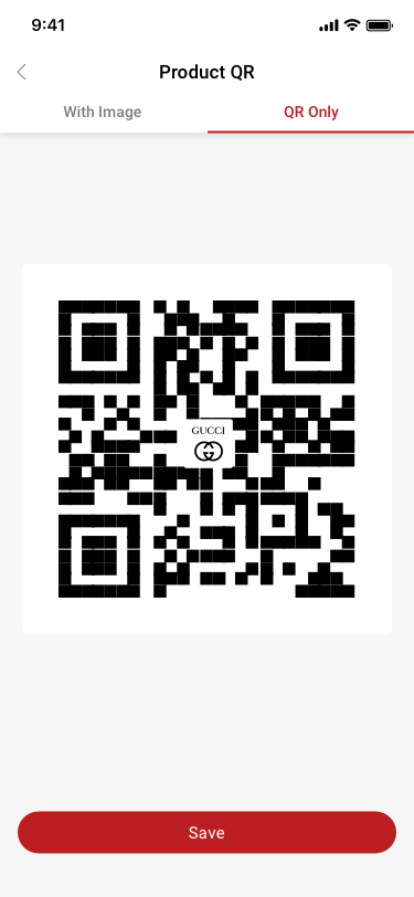 Company creator / product / share prpduct / QR code / QR Only SCash screen
