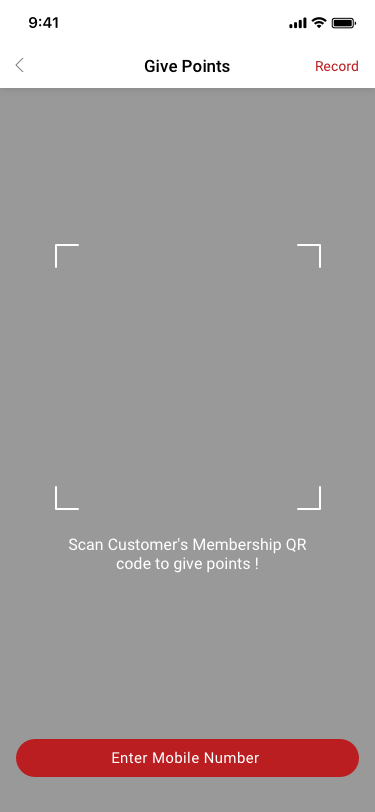 Give loyalty points