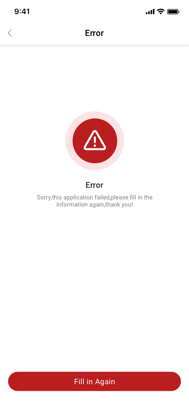 NIUM error state